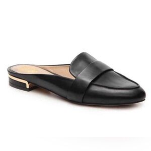 Vince Camuto Women’s Black Leather Mule Slide, Size 6.5